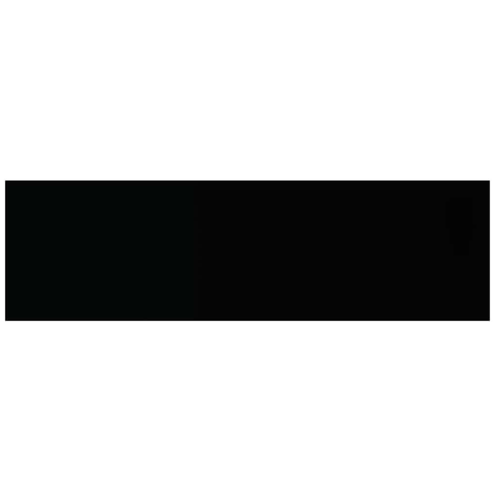 Floating Wall Shelf High Gloss Black 80x23.5x3.8 cm MDF