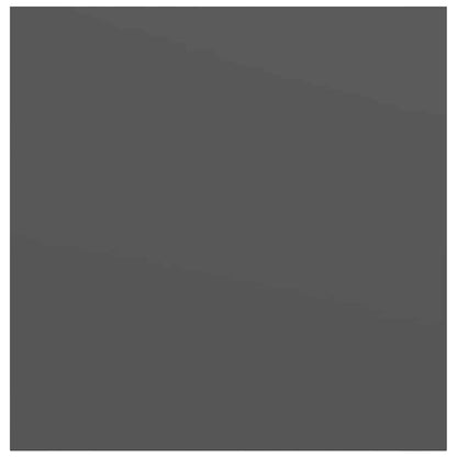 323781 vidaXL Floating Wall Shelf High Gloss Grey 23x23,5x3,8 cm MDF