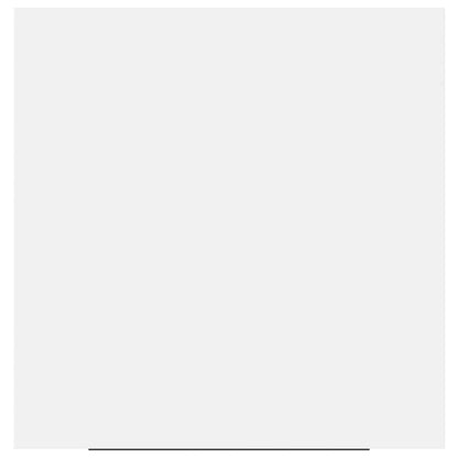 vidaXL Wall Shelf White Honeycomb MDF, metal 9.1x9.3x1.5 in
