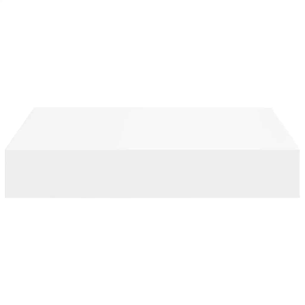 Floating Wall Shelves 4 pcs White 23x23.5x3.8 cm MDF