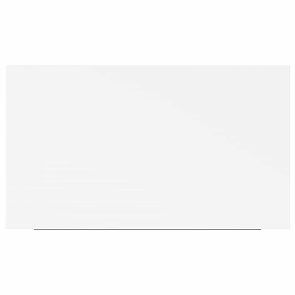 Wall Shelf Set of 2 White Honeycomb MDF, Metal 15.7 x 9.1 in