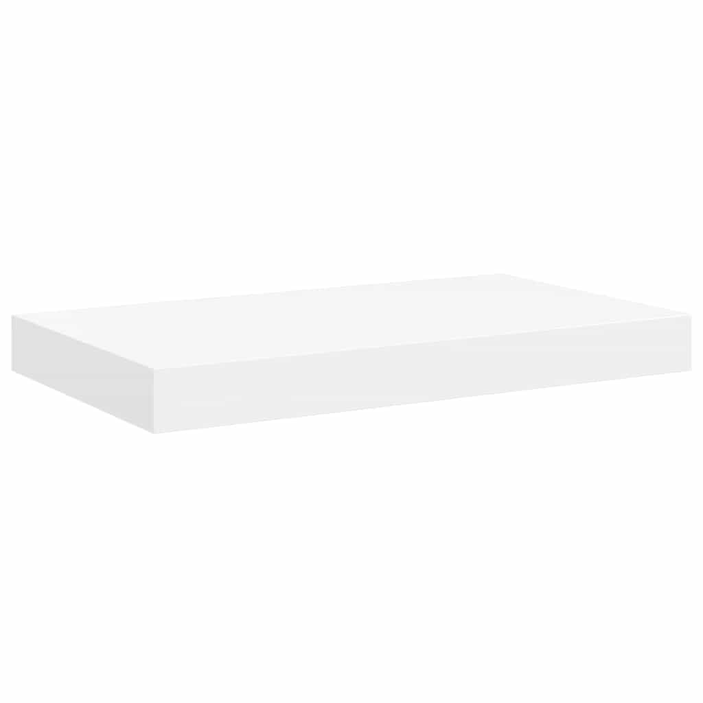 Floating Wall Shelves 4 pcs White 40x23x3.8 cm MDF