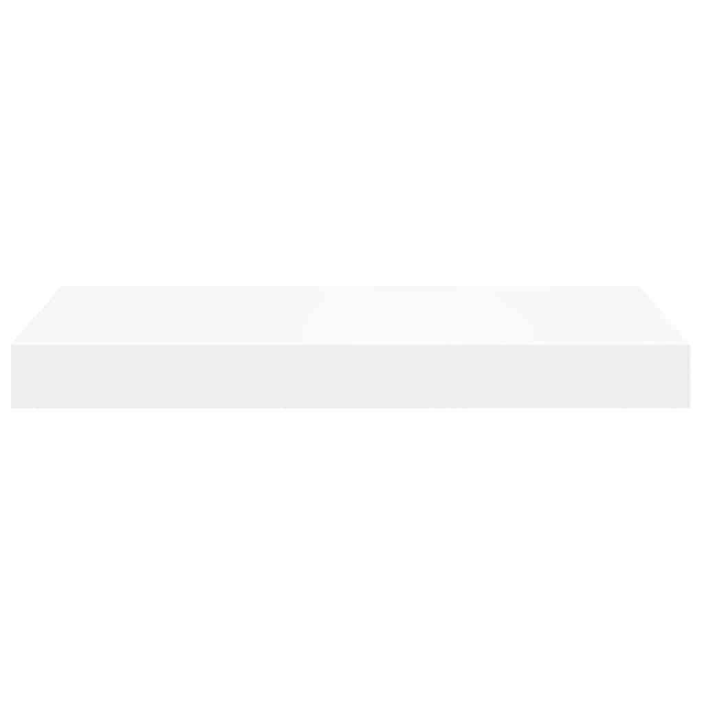 Floating Wall Shelves 4 pcs White 40x23x3.8 cm MDF