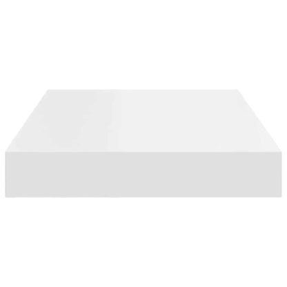 Floating Wall Shelves 4 pcs White 40x23x3.8 cm MDF