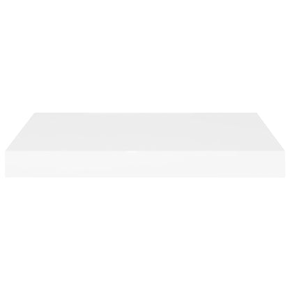 Floating Wall Shelf White 50x23x3.8 cm MDF