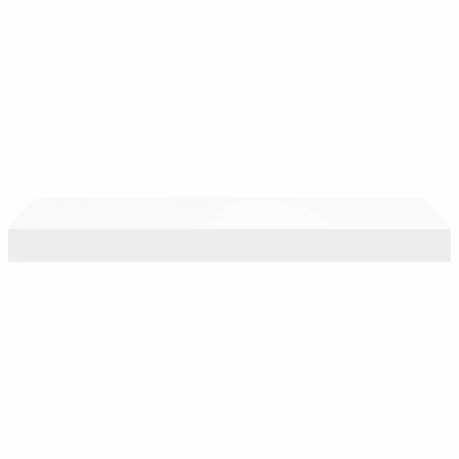 vidaXL Wall Shelf Set of 2 White Honeycomb MDF, metal Medium