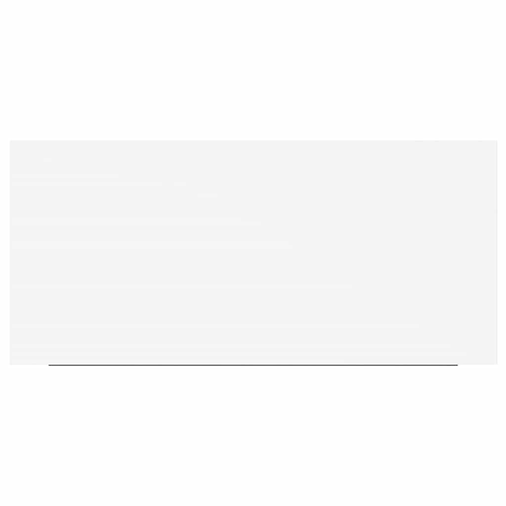 vidaXL Wall Shelf Set of 2 White Honeycomb MDF, metal Medium