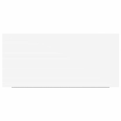 vidaXL Wall Shelf Set of 2 White Honeycomb MDF, metal Medium