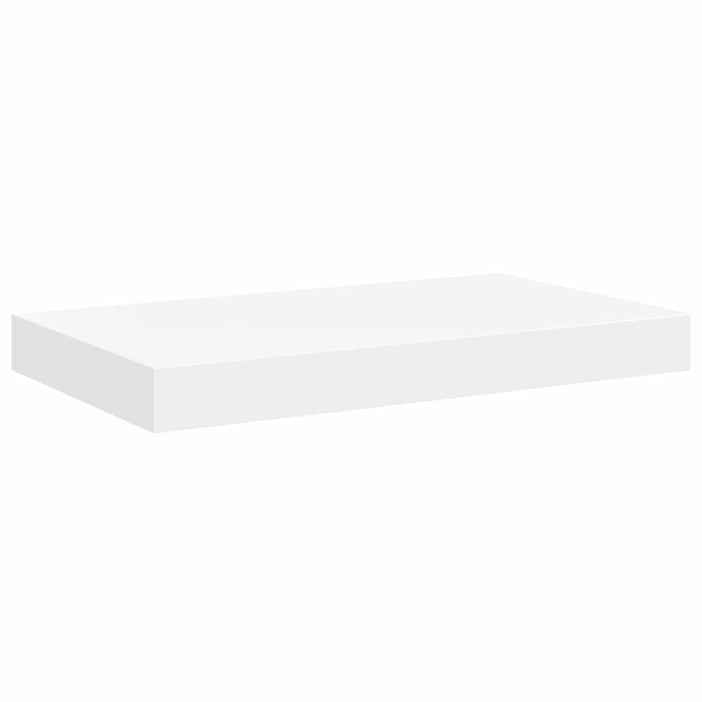 Floating Wall Shelves 4 pcs White 50x23x3.8 cm MDF
