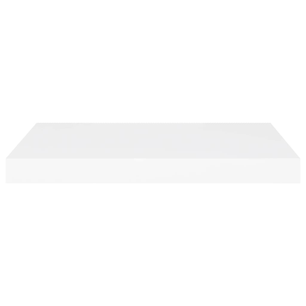 Floating Wall Shelves 2 pcs White 60x23.5x3.8 cm MDF