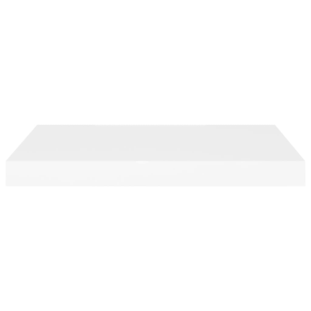 Wall Shelf Set of 4 White Honeycomb MDF, metal 23.6 in