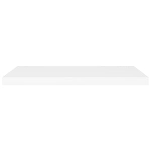 Floating Wall Shelf White 80x23.5x3.8 cm MDF