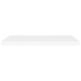 Floating Wall Shelf White 80x23.5x3.8 cm MDF