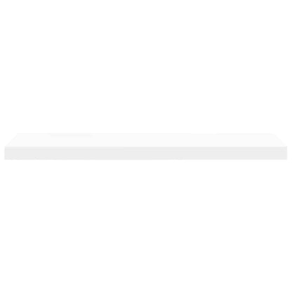 Floating Wall Shelves 2 pcs White 80x23.5x3.8 cm MDF