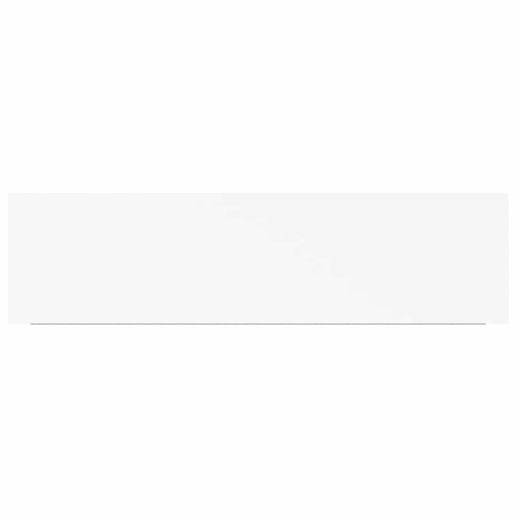 vidaXL Wall Shelf White Honeycomb MDF 35.4 x 9.3 x 1.5 in Wall mounting