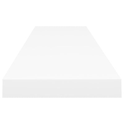 Floating Wall Shelves 2 pcs White 120x23.5x3.8 cm MDF