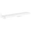 Floating Wall Shelves 2 pcs White 120x23.5x3.8 cm MDF