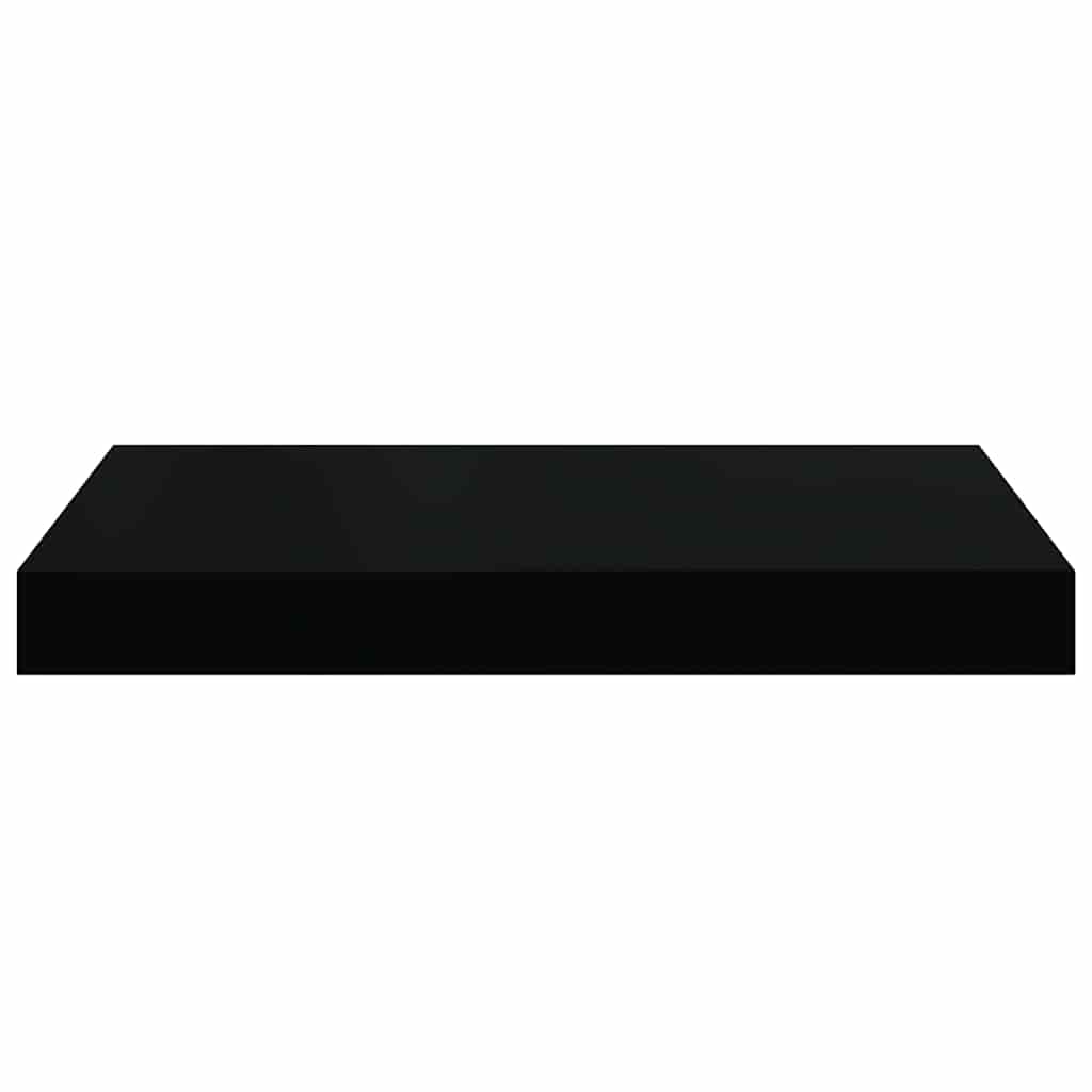 Floating Wall Shelf Black 40x23x3.8 cm MDF