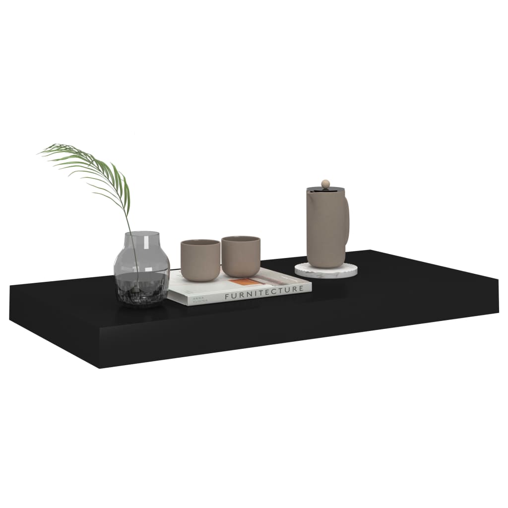 Wall Shelf Black Honeycomb MDF, metal frame Medium Wall mounting