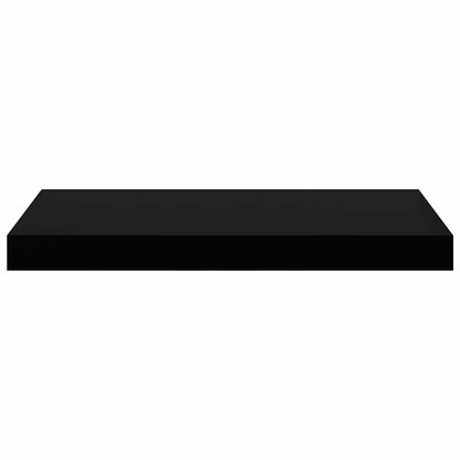 Floating Wall Shelves 4 pcs Black 50x23x3.8 cm MDF