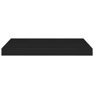 Floating Wall Shelves 2 pcs Black 60x23.5x3.8 cm MDF