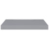 Floating Wall Shelf Grey 50x23x3.8 cm MDF