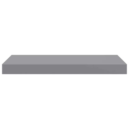 Floating Wall Shelf Grey 50x23x3.8 cm MDF