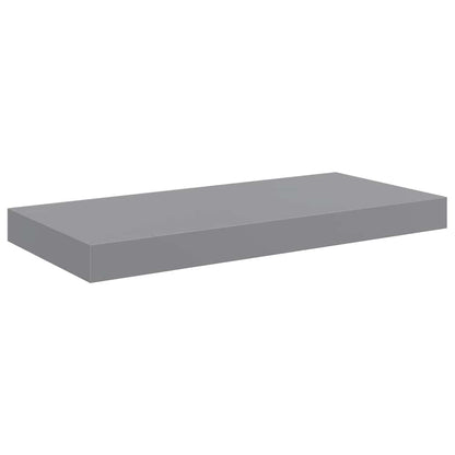 Floating Wall Shelves 4 pcs Grey 50x23.5x3.8 cm MDF