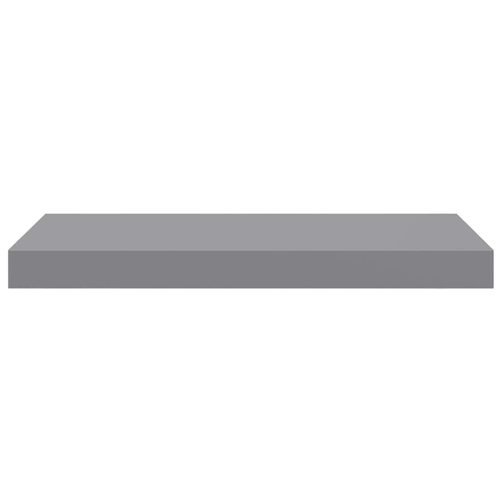 Floating Wall Shelves 4 pcs Grey 50x23.5x3.8 cm MDF