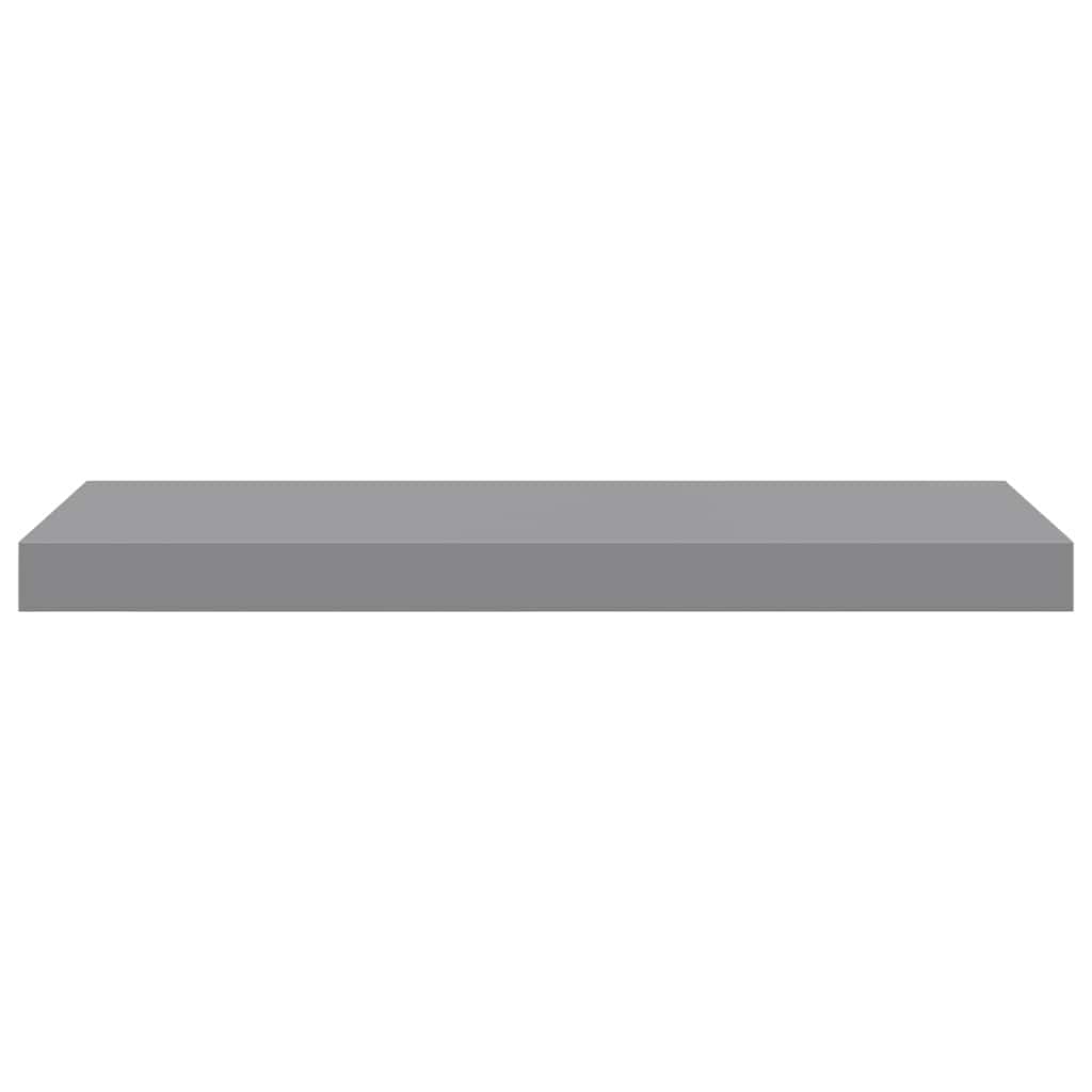 vidaXL Wall Shelf Grey Honeycomb MDF, metal frame Medium Wall Shelf