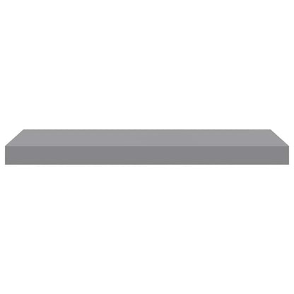 vidaXL Wall Shelf Grey Honeycomb MDF, metal frame Medium Wall Shelf