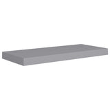 Floating Wall Shelves 4 pcs Grey 60x23.5x3.8 cm MDF