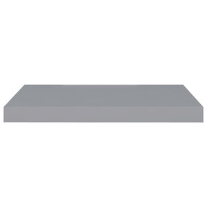 Floating Wall Shelves 4 pcs Grey 60x23.5x3.8 cm MDF