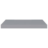 Floating Wall Shelves 4 pcs Grey 60x23.5x3.8 cm MDF