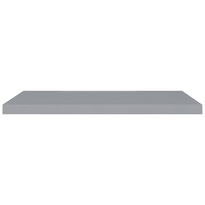 Floating Wall Shelf Grey 90x23.5x3.8 cm MDF