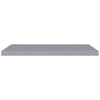Floating Wall Shelves 2 pcs Grey 90x23.5x3.8 cm MDF