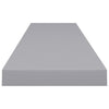Floating Wall Shelves 4 pcs Grey 120x23.5x3.8 cm MDF