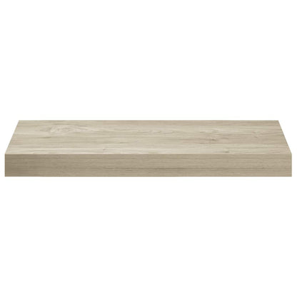 Wall Shelf | Set of 2 | Oak | Honeycomb MDF, metal | 50x23x3.8 cm