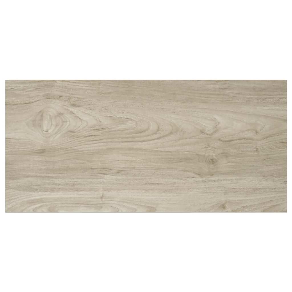 Wall Shelf | Set of 2 | Oak | Honeycomb MDF, metal | 50x23x3.8 cm