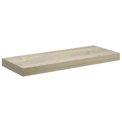 Floating Wall Shelf Oak 60x23.5x3.8 cm MDF