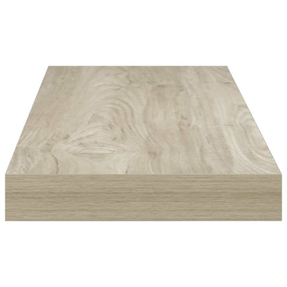 Floating Wall Shelf Oak 60x23.5x3.8 cm MDF