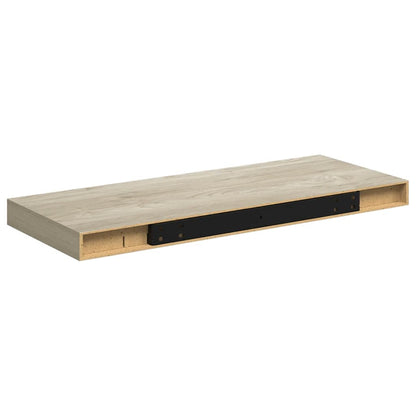 Floating Wall Shelf Oak 60x23.5x3.8 cm MDF