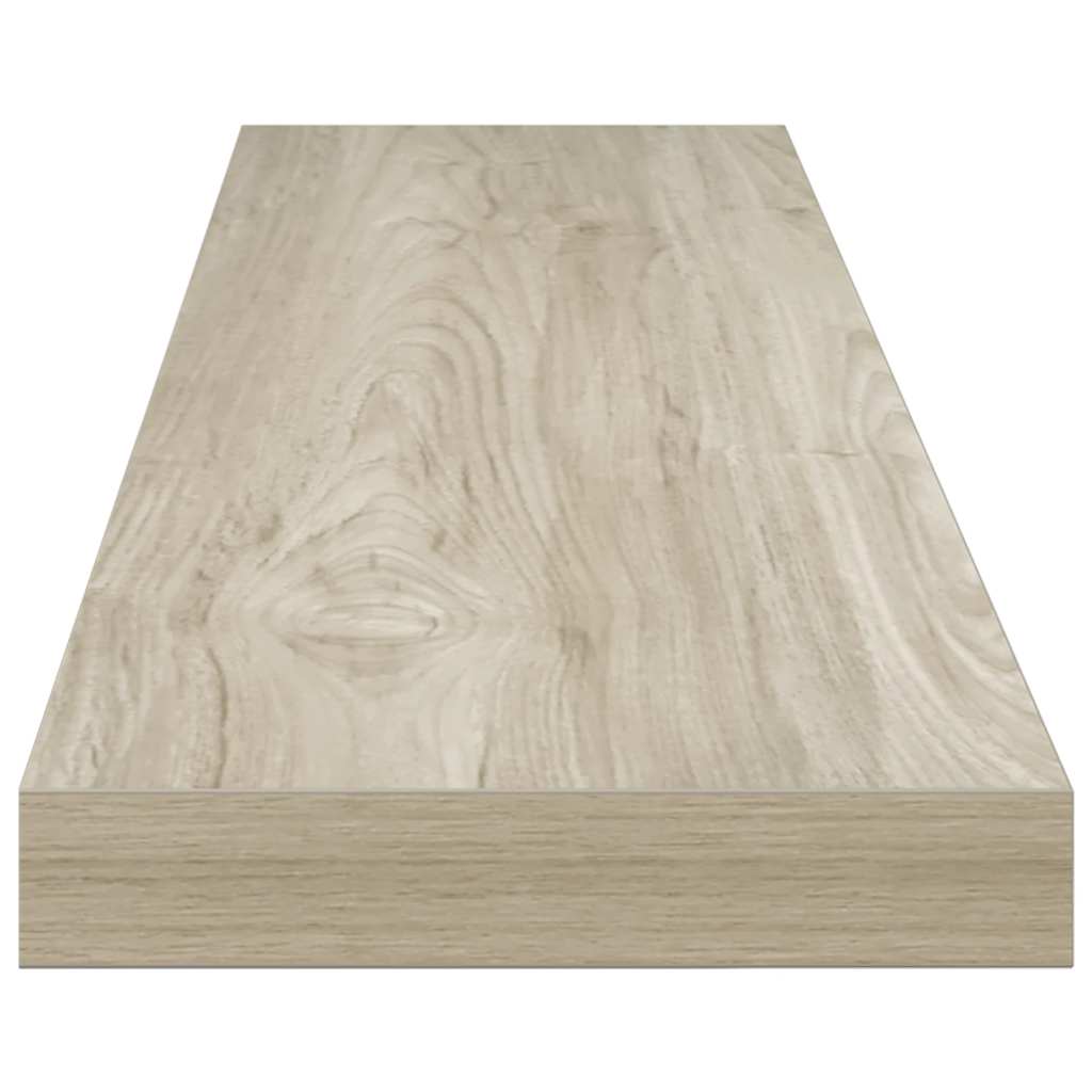 Floating Wall Shelf Oak 120x23.5x3.8 cm MDF
