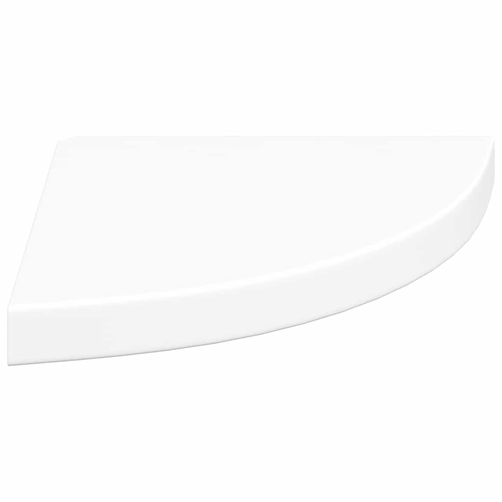 Floating Corner Shelves 4 pcs White 35x35x3.8 cm MDF