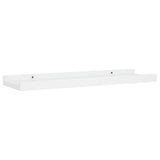 Picture Frame Ledge Shelves 2 pcs White 40x9x3 cm MDF