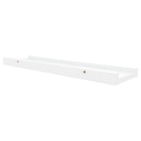 Picture Frame Ledge Shelves 2 pcs White 40x9x3 cm MDF