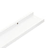 Picture Frame Ledge Shelves 2 pcs White 60x9x3 cm MDF