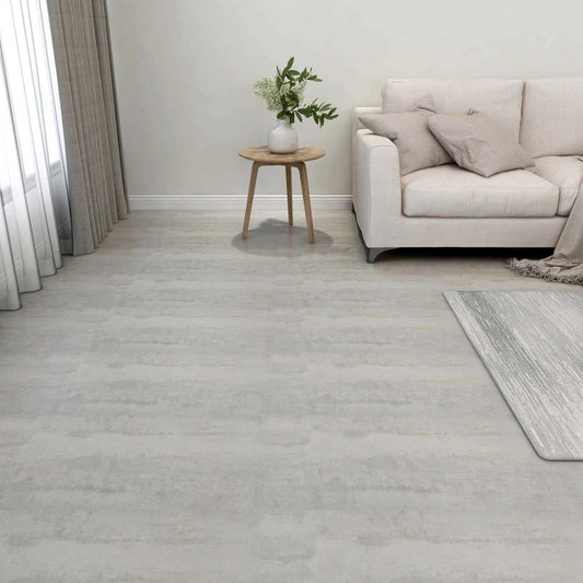 Flooring Planks Grey and Light Grey 5.11 m² 55 pcs PVC