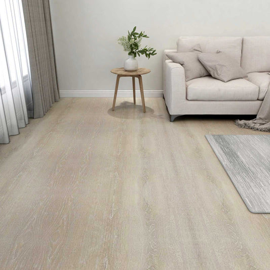 Flooring Planks Beige 5.11 m² 55 pcs PVC