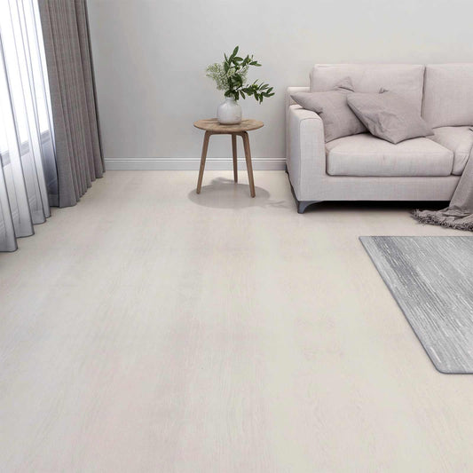 Flooring Planks Light Beige 5.11 m² 55 pcs PVC